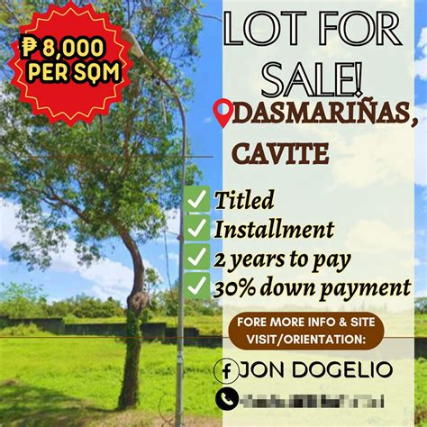 Zone values per sqm lot in DASMARINAS CITY, Cavite.